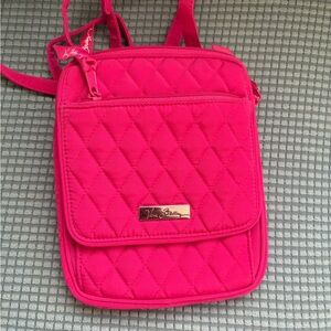 Vera Bradley Fuchsia Quilted Crossbody Bag